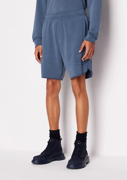Мужские шорты AX Armani Exchange Logo, эластичные, синие