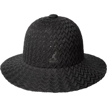 Женская шляпа Kangol Tropic Zig широкополая, черная