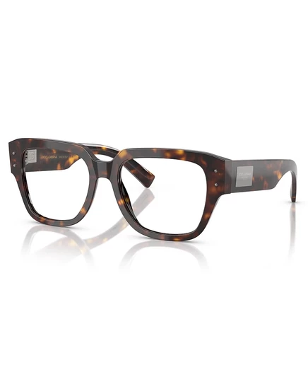 Мужские квадратные пластиковые очки Dolce&Gabbana DG3405 белого цвета
