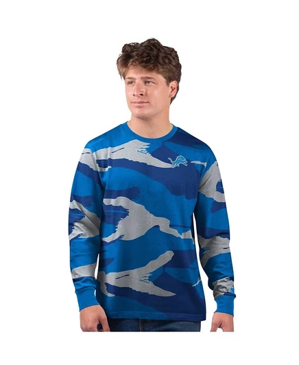 Мужской лонгслив Starter Detroit Lions, серый