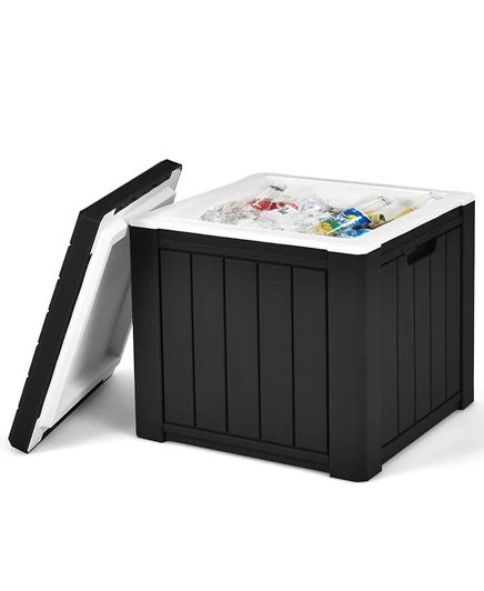 Термобокс Costway 37 л с ручками, черный