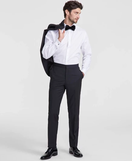 Мужские брюки HUGO by Hugo Boss Modern-Fit, черные