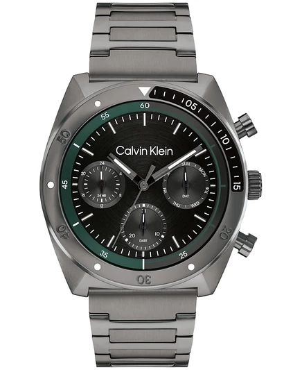 Мужские часы-браслет Calvin Klein Flex Grey с браслетом из нержавеющей стали 42 мм серого цвета