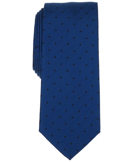 Мужской галстук в тонкую полоску, эксклюзивный для Macy's cobalt