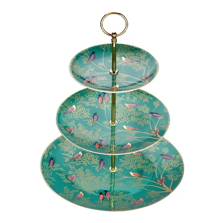 Подставка для торта Portmeirion Sara Miller, зеленая