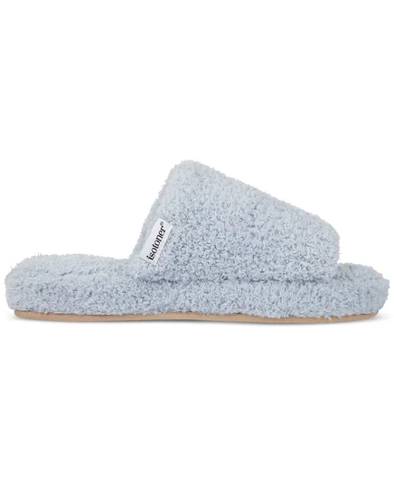 Фирменные женские тапочки-горки Joey Cozy из плюша Isotoner Signature blue fog