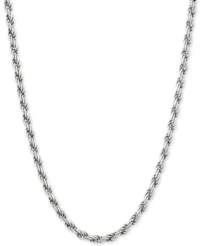 Унисекс цепочка Giani Bernini Rope Link, 46–56 см