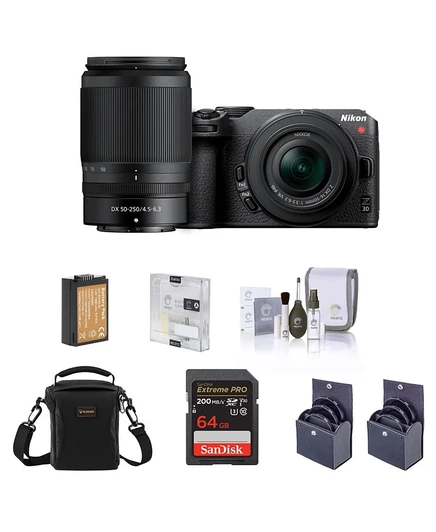 Фотоаппарат Nikon Z 30 (комплект 16–50 и 50–250 мм), черный