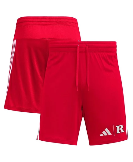Мужские шорты adidas Rutgers AEROREADY 7″, красные