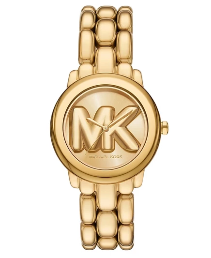 Женские часы Michael Kors Phoebe с тремя стрелками золотистого цвета из нержавеющей стали, 36-миллиметровое золото