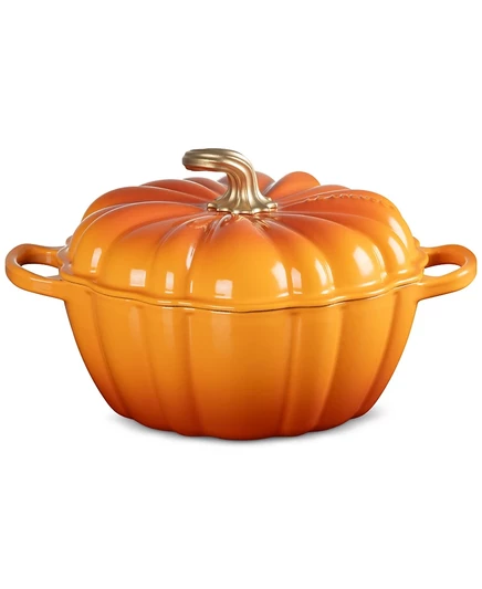Жаровня Le Creuset Signature из эмалированного чугуна 3,8 л, оранжевая