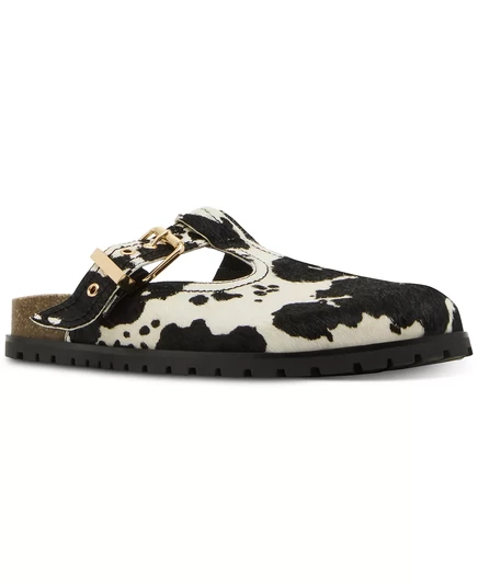  Женские сабо с Т-образным ремешком Atticus cowprint calf hair