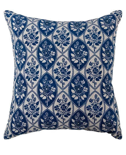 Декоративная подушка Rizzy Home Florence 50×50 см, синяя