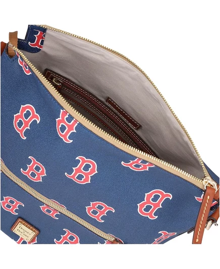 Большая спортивная сумочка с монограммой Dooney & Bourke Boston Red Sox navy
