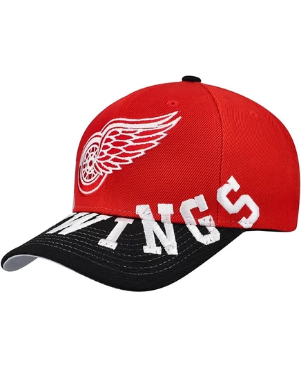 Мужская бейсболка Mitchell & Ness Under Arch snapback, красно-черная