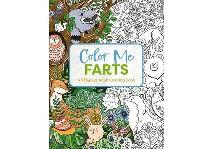 Раскраска для взрослых «Color Me Farts»