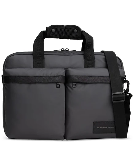 Мужская сумка для ноутбука Tommy Hilfiger Large, серая