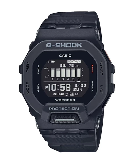 Мужские часы G-Shock GBD200-1 с шагомером, черные