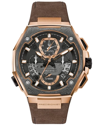 Мужские часы Bulova Precisionist спецвыпуск, розовое золото