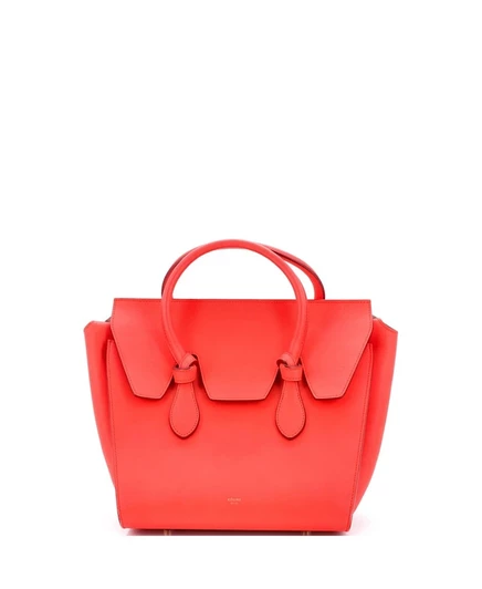 Женская сумка Pre-Owned Celine Mini Tie Knot Tote, красная