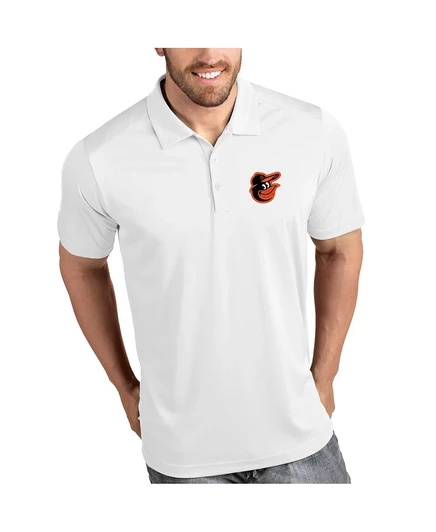 Мужское поло Antigua Baltimore Orioles Tribute, белое