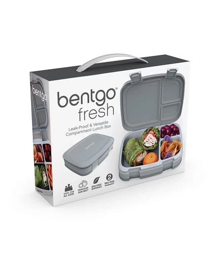 Ланчбокс Bentgo Fresh герметичный 1,17 л, серый