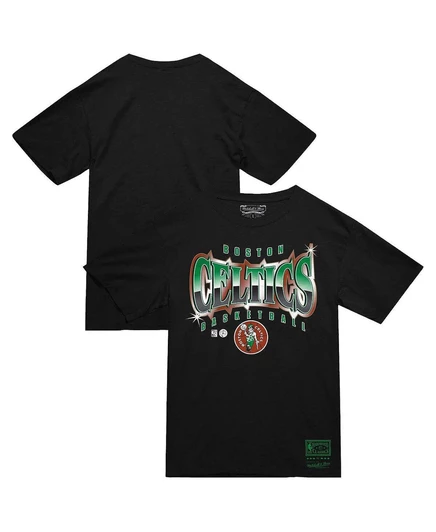 Мужская футболка Mitchell & Ness Boston Celtics Glow Up, черная