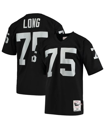 Мужская футболка Mitchell & Ness Howie Long Raiders, черная