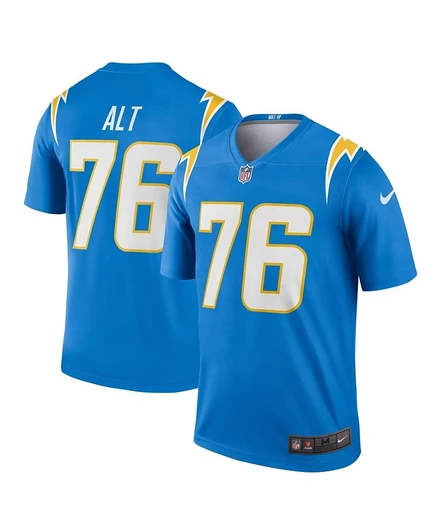 Мужская джерси Nike Joe Alt Los Angeles Chargers, голубая