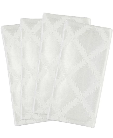 Столовые салфетки Lenox Laurel Leaf, 4 шт., белые