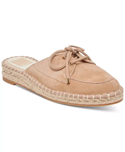  Женские шлепанцы из эспадрильи с бантом-лодочкой Hatie bamboo suede