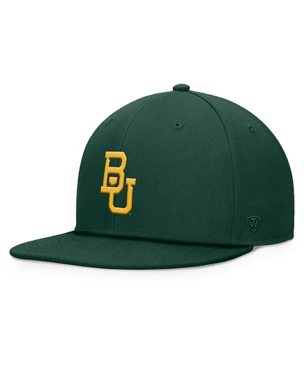 Мужская кепка Top of the World Baylor Bears, зеленая