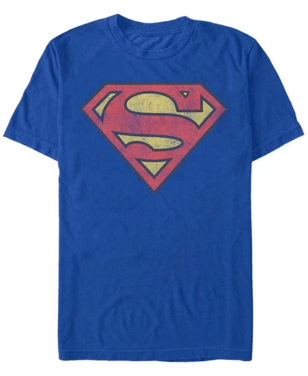 Мужская футболка Fifth Sun Superman винтажная, синяя