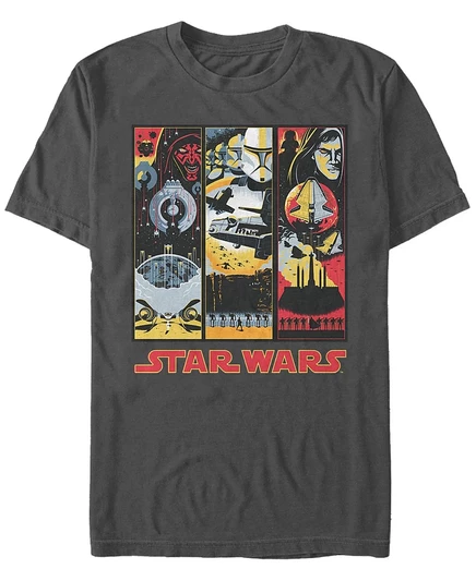 Мужская футболка Star Wars The Phantom Menace, серая