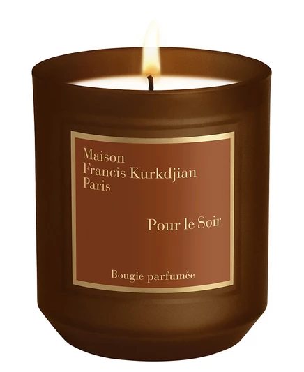 Ароматическая свеча Maison Francis Kurkdjian Pour Le Soir, 10,5 унций. белый