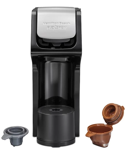 Однопорционная кофемашина Hamilton Beach FlexBrew, черная