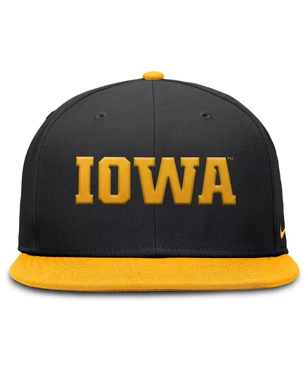 Мужская кепка Nike Prime Time Performance от Iowa Hawkeyes черного/золотистого цвета black, gold