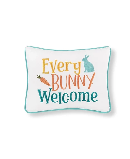 Декоративная подушка C&F Home «Every Bunny» 23×30 см белая