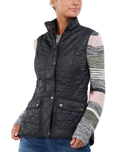 Женский жилет Barbour Otterburn стеганый, черный