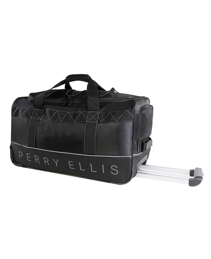 Дорожная сумка на колесах Perry Ellis 61 см, черная