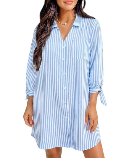 Женская туника Cupshe Sailor Cut, белая