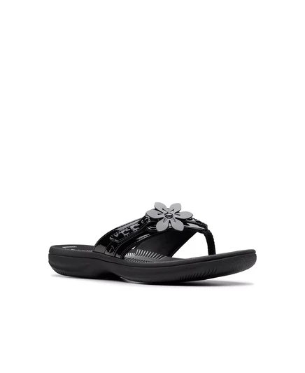  Женские босоножки Cloudsteppers Breeze Opal с разрывной лентой black patent synthetic