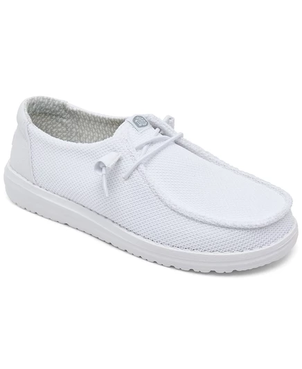 Эй, чувак, женская футболка Wendy Stretch Sox от Finish Line white