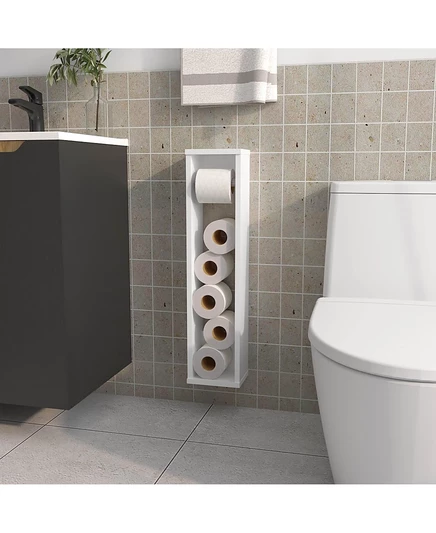 Держатель туалетной бумаги FM FURNITURE Supai, белый