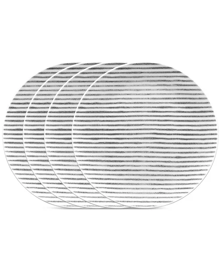 4 салатные тарелки Noritake Hammock Stripes, серые