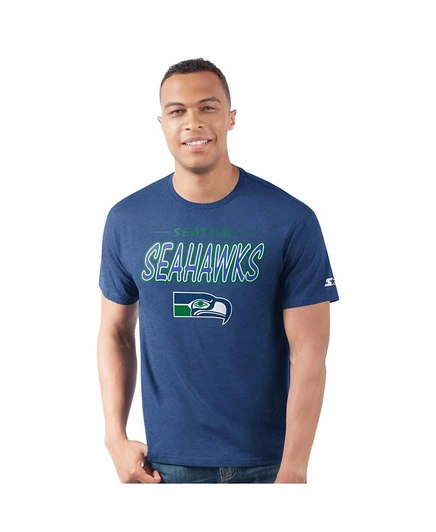 Мужская футболка Starter Seattle Seahawks Prime Time, синяя