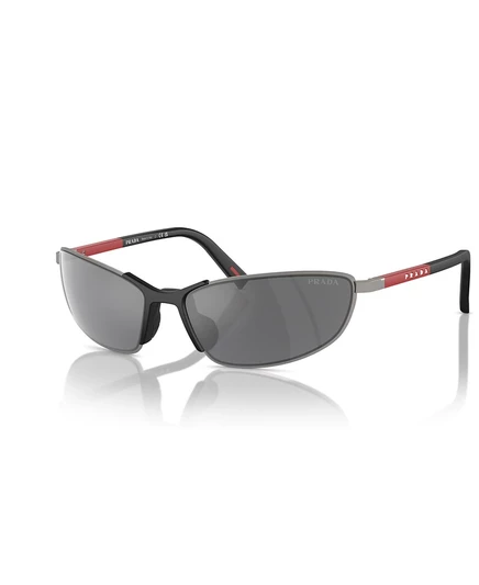 Мужские солнечные очки Prada Linea Rossa PS55ZS, серебряные