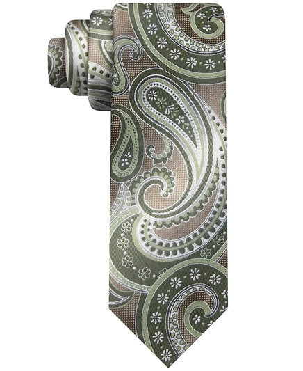 Мужской галстук Van Heusen Shadow Paisley, ширина 3″, зеленый