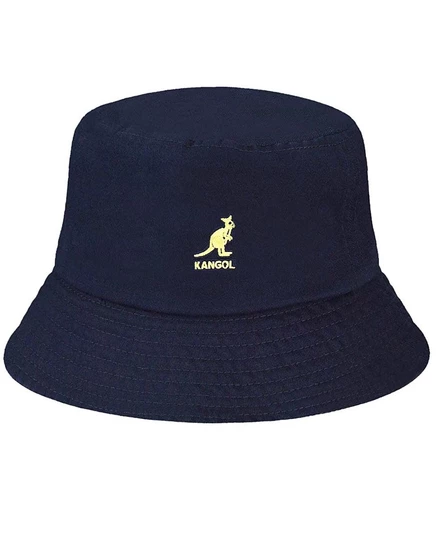Мужская выстиранная шляпа-панама Kangol синего цвета