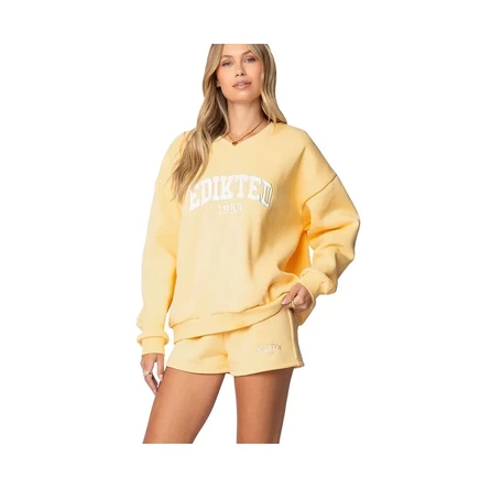  Женская толстовка для девочек yellow